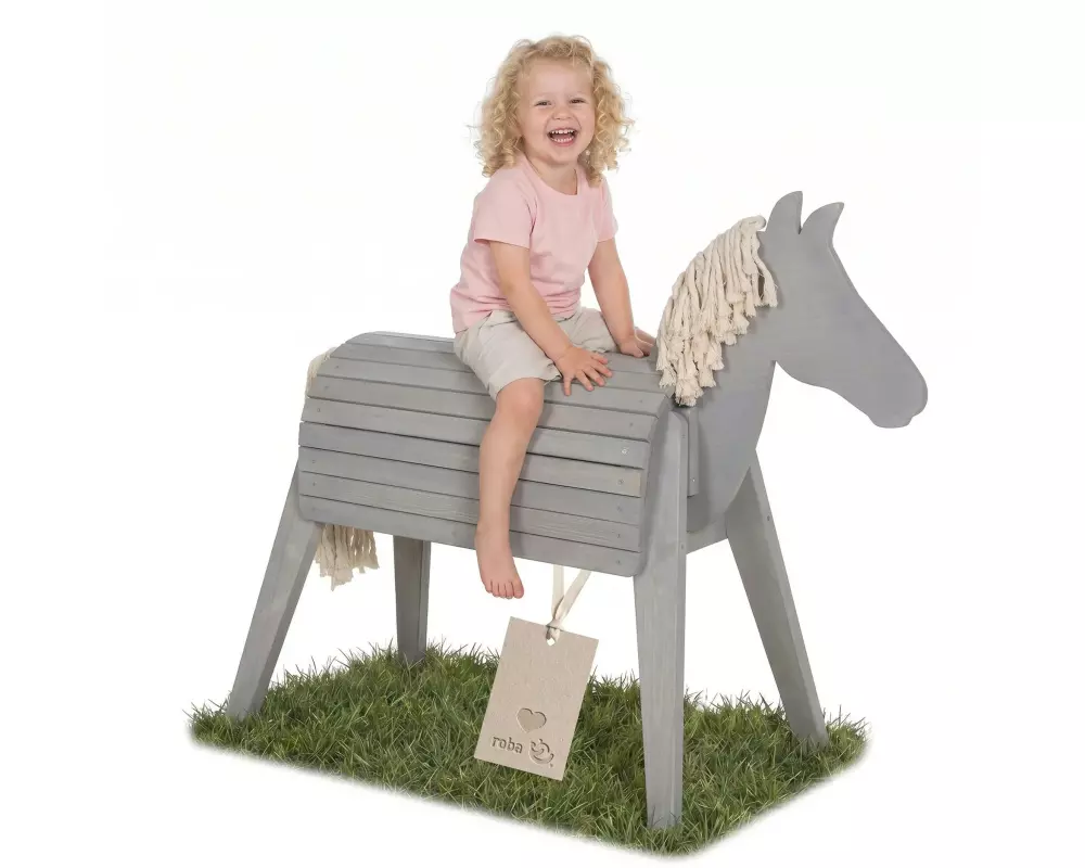 roba Spielpferd Lasiert, 105 x 50 x 128 cm