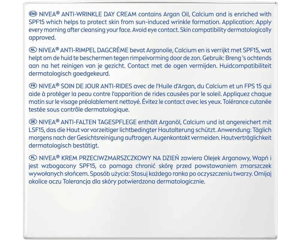 NIVEA Tagescrème Anti-Falten 55+ LSF 15 50 ml