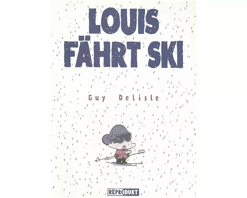 Louis fährt Ski