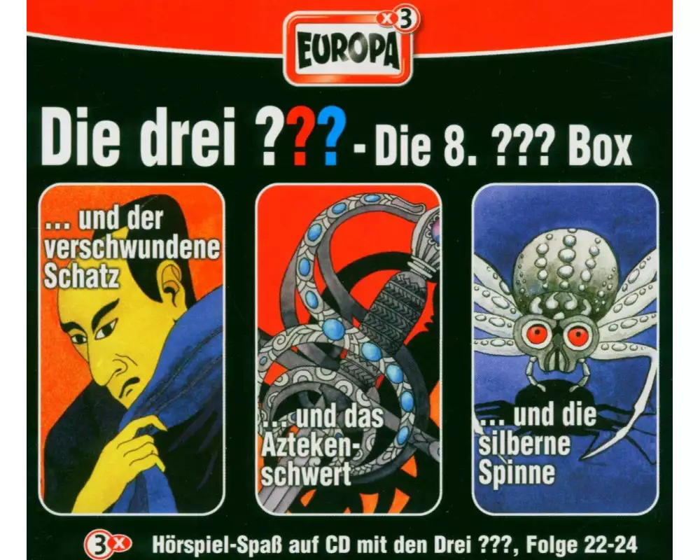 Die drei ??? Box 08. Folgen 22-24 (drei Fragezeichen) 3 CDs