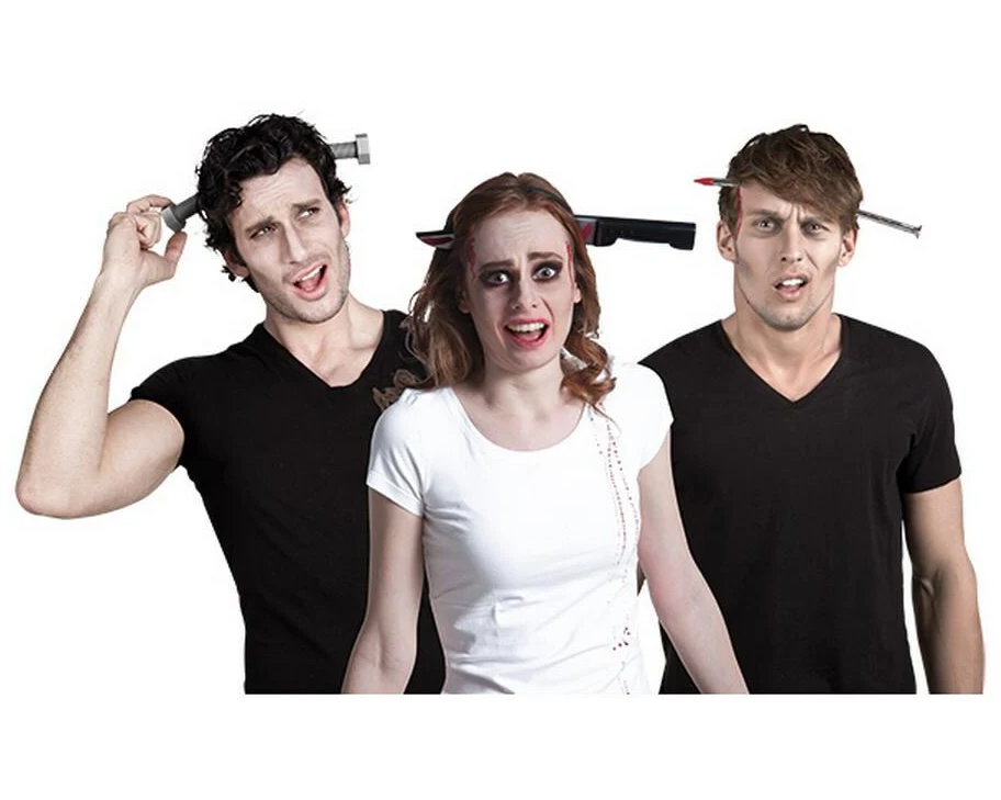 Amscan Halloween Stirnband mit Horror-Motiven