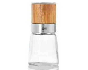 AdHoc Gewürzmühle Akasia 13.5 cm, Silber/Braun