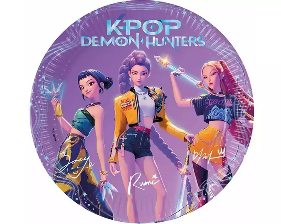 We fiesta Party Einwegteller K-Pop Demon 23 cm, 8 Stück