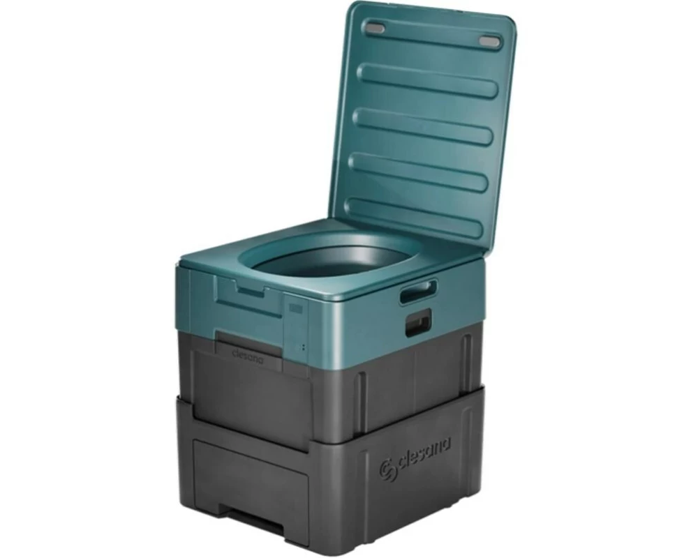Clesana Verschweiss-Toilette X1 ProCharge Schwarz/Grün