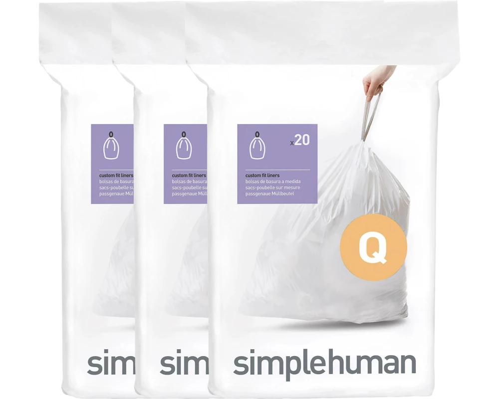 Simplehuman Müllbeutel Code Q, 50 l, 60 Stück