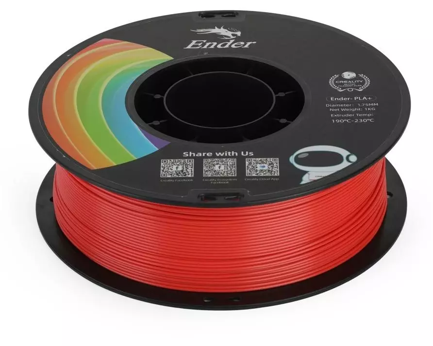 Creality Filament PLA+ Rot, 1.75 mm, 1 kg