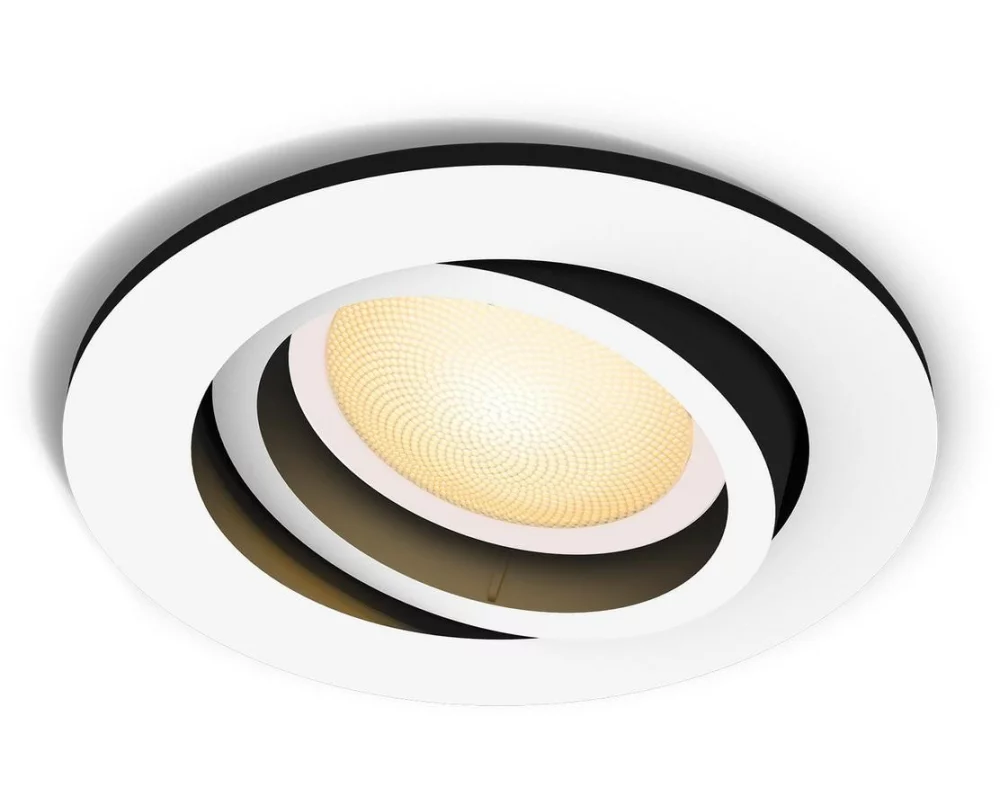 Philips Hue White Ambiance Milliskin Einbauspot Rund Weiss