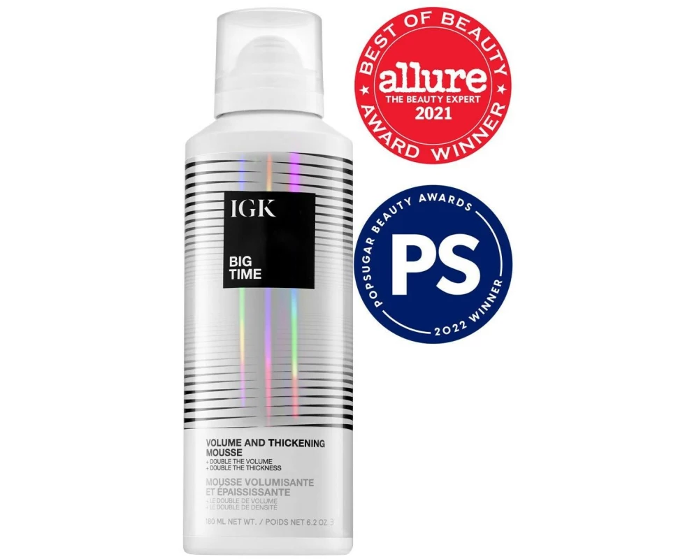 IGK Big Time Volume and Thickening Mousse 177 ml