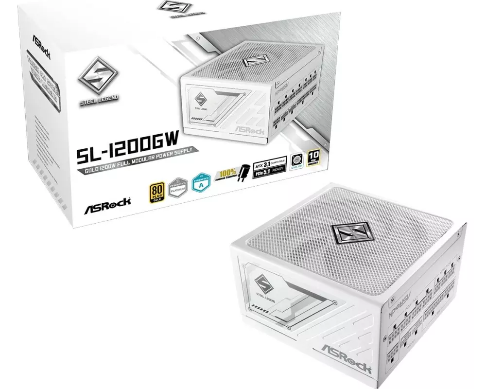 ASRock Netzteil Steel Legend SL-1200GW 1200 W White