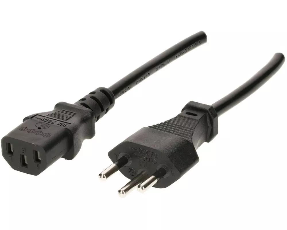 Max Hauri Netzkabel 2 m C13 - T12