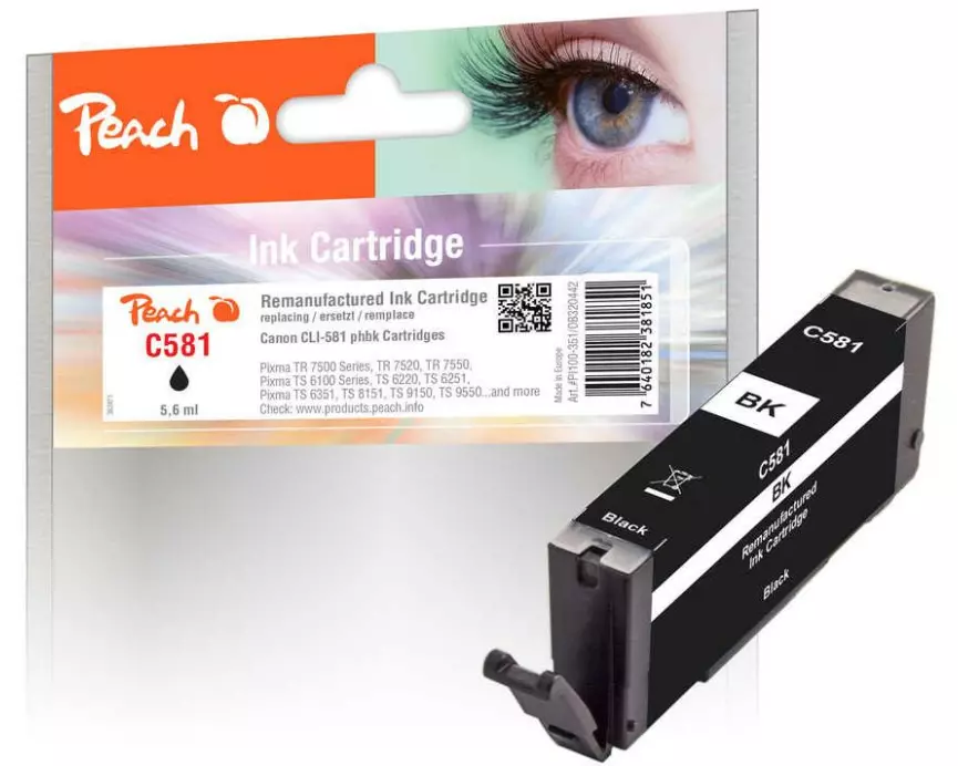 Peach Tinte Canon PGI-581 Photo Black