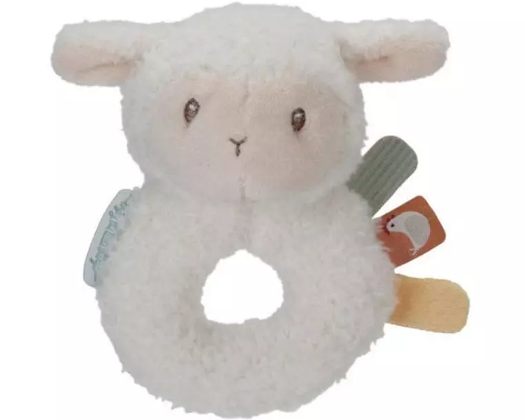 Little Dutch Rassel Schaf Little Farm Rassel Schaf Polyester weiss