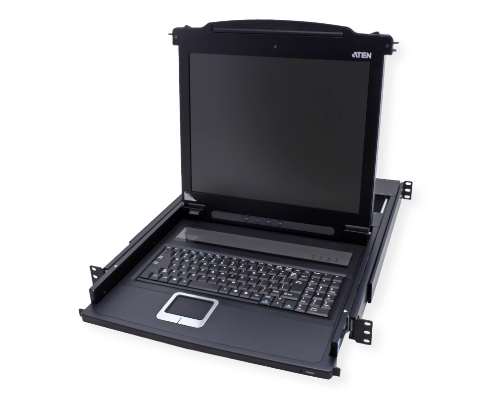 ATEN CL1000M KVM-Konsole, 43cm LCD, VGA, PS/2, US-Layout