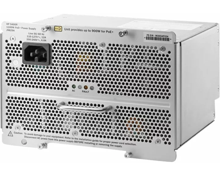 HPE Aruba 5400R zl2 Power Supply, 1100W, PoE+