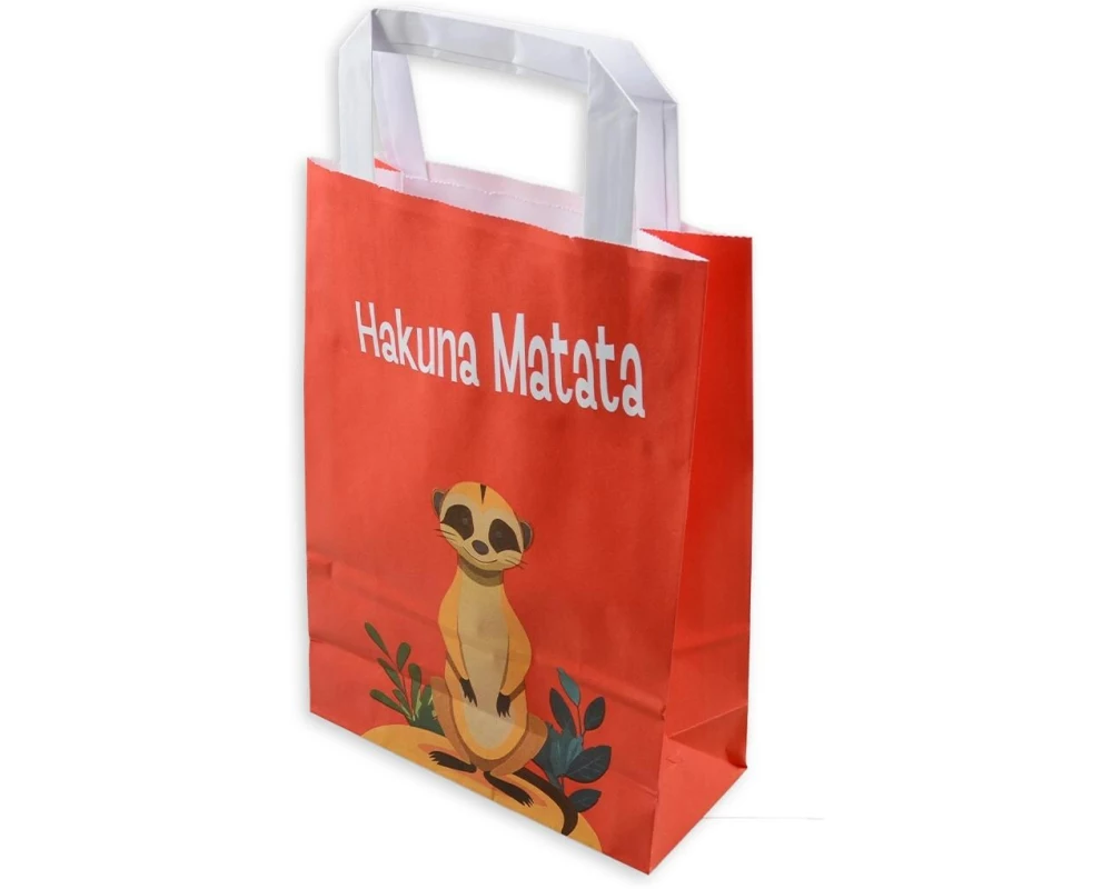 ELCO Geschenktüte Color Animal Erdmännchen 18x8x26 cm, 50 Stück