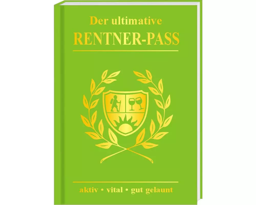 Trendcompany Rentner Pass 10.5 x 14.5 cm, 40 Seiten