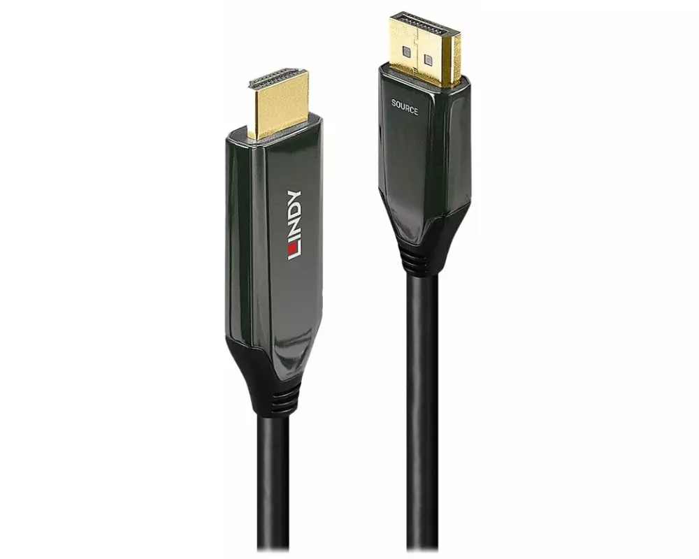 LINDY 1m Active DisplayPort 1.4, to HDMI