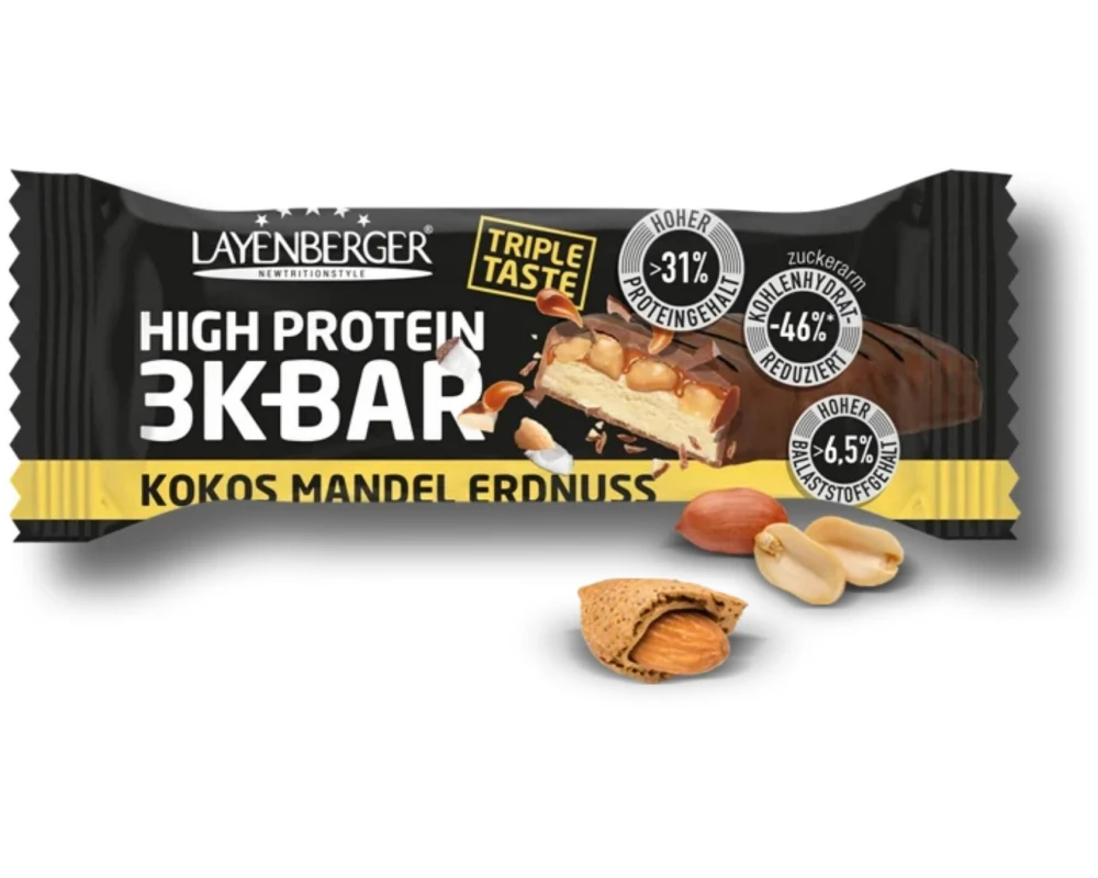 Layenberger 3K Protein Bar Mandel/Kokos/Erdnuss, 1 x 45 g