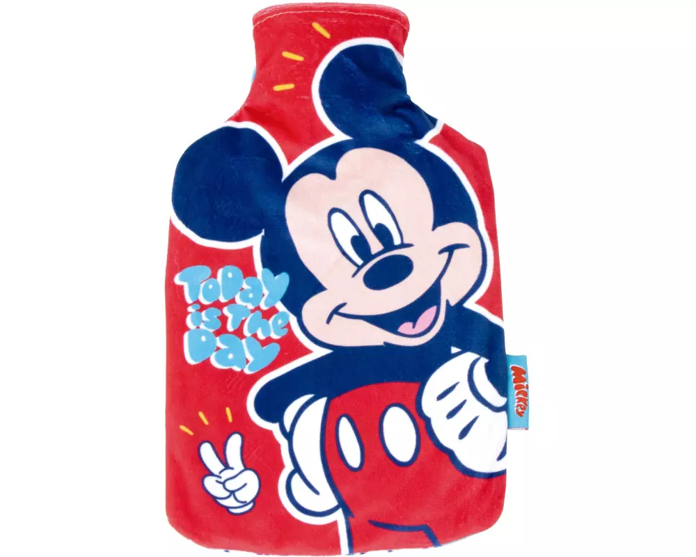 Arditex Bettflasche Disney: Mickey Rot/Schwarz