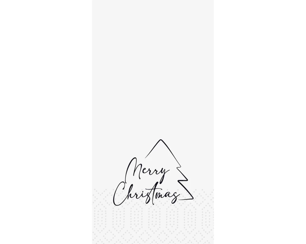 Duni Servietten Merry Xmas Tree, 1/8, 33 x 33 cm, 300 Stück