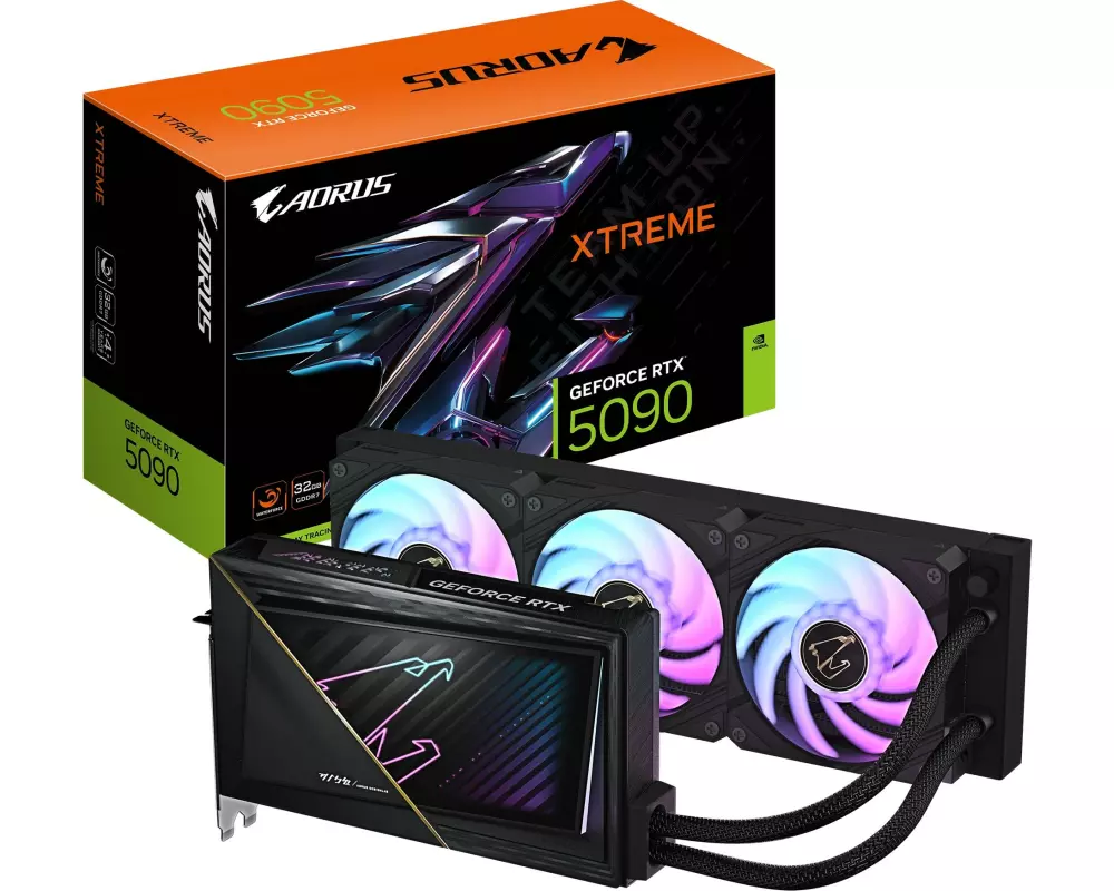 Gigabyte Grafikkarte AORUS GeForce RTX 5090 XTREME WATERFORCE 32 GB