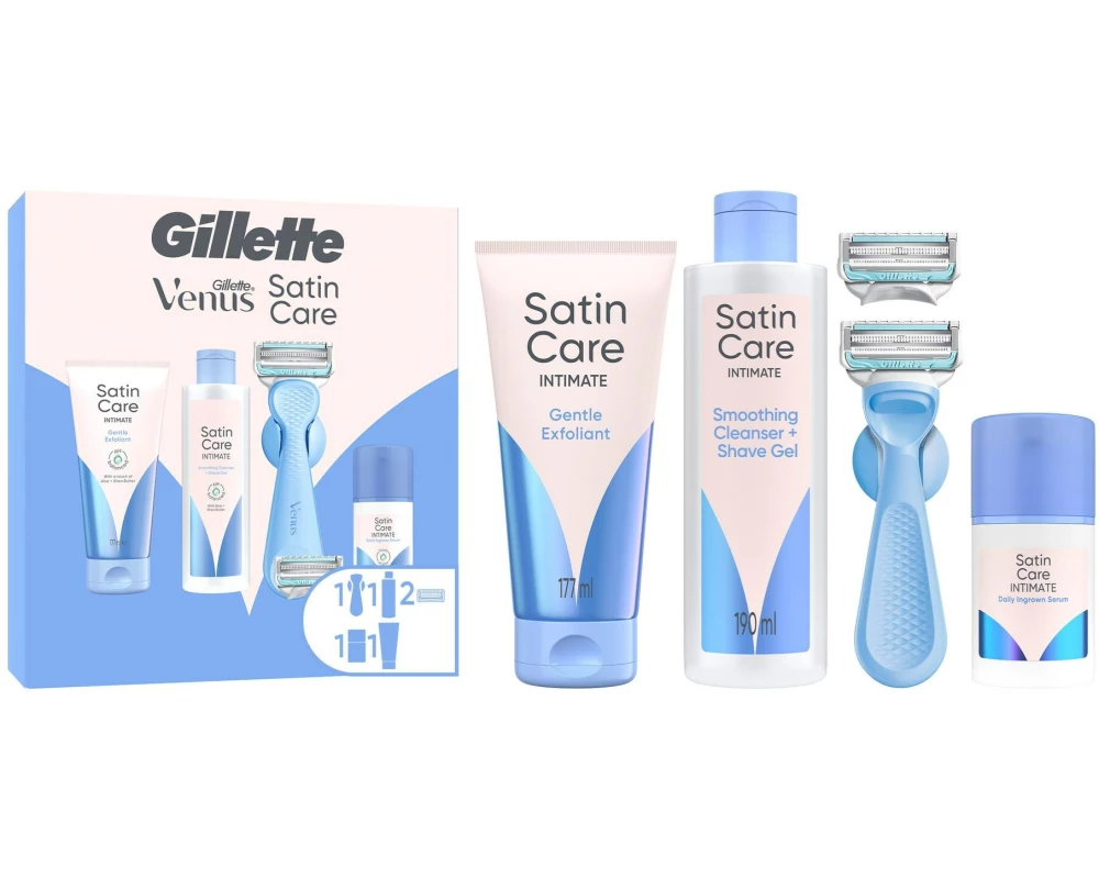 Gillette Venus Gillette Venus Intimate, Rasierer, 2 Ersatzklingen