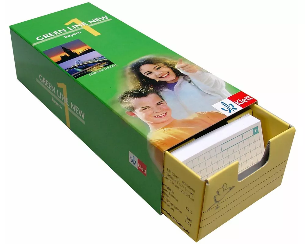 Green Line New 1. Vokabel-Lernbox. Bayern