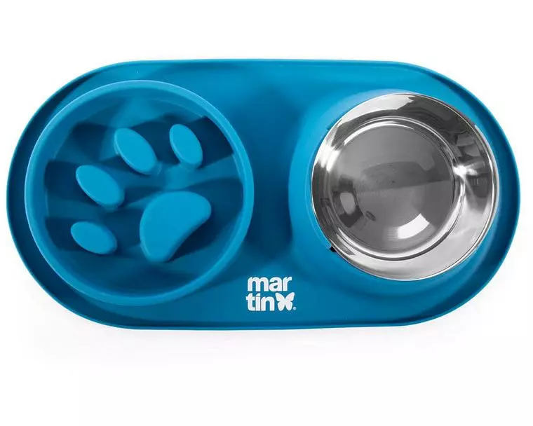 Martin Sellier Doppelnapf Slowfeeder Blau