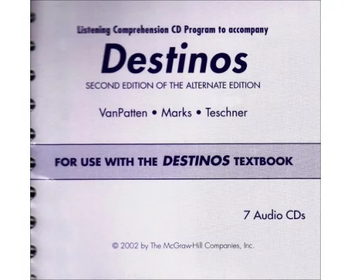 Destinos Listening Comprehension CD Program: For Use with the Destinos Textbook