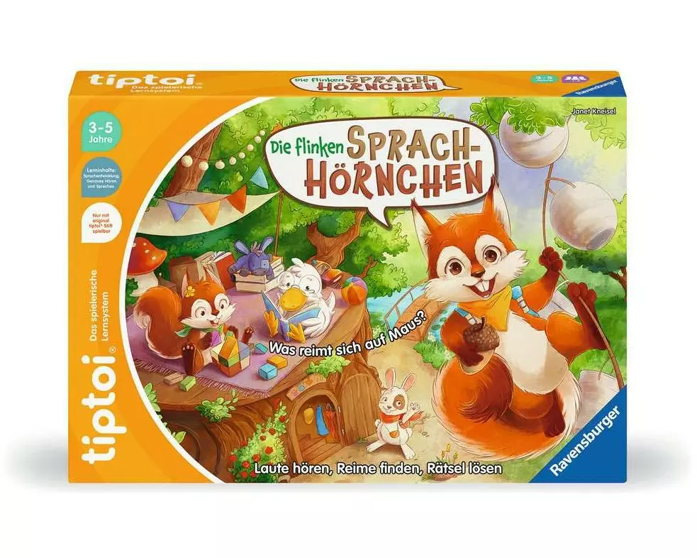 tiptoi Spiel Die flinken Sprach-Hörnchen -DE-