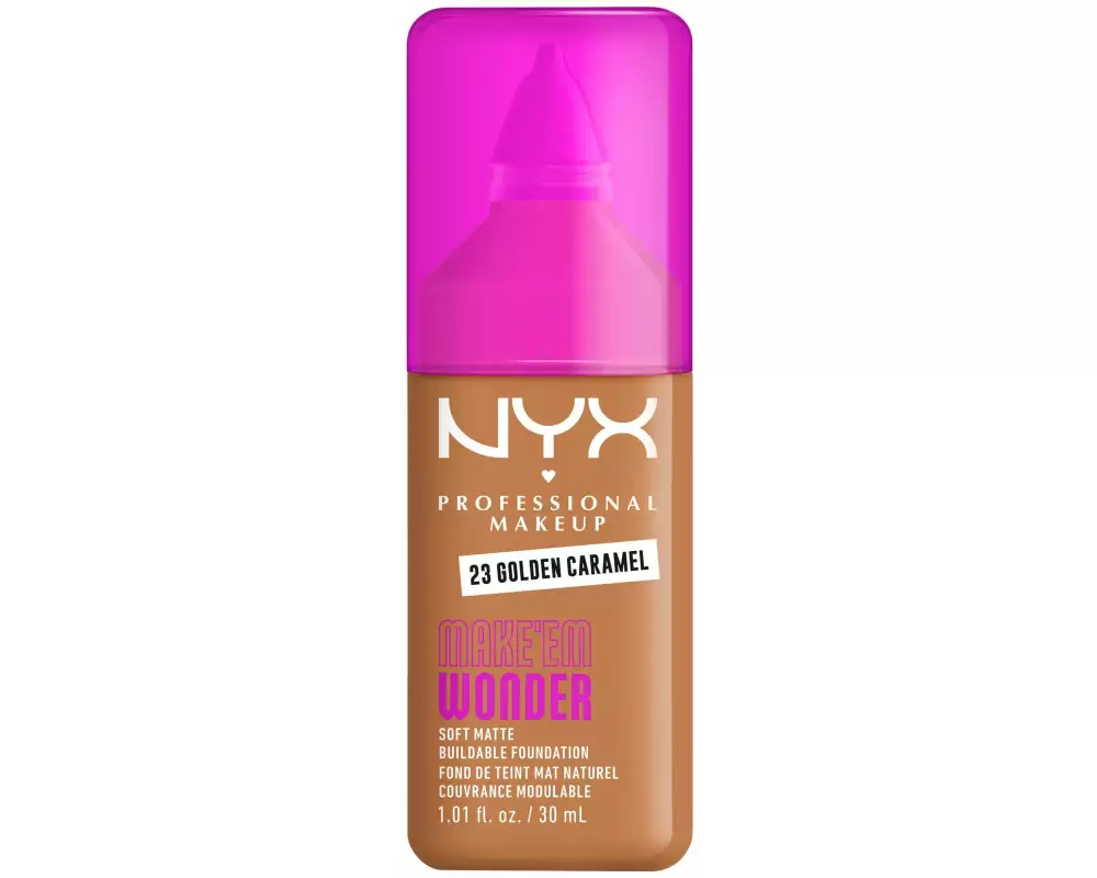 NYX Professional Makeup Foundation Make em Wonder 23 Golden Caramel