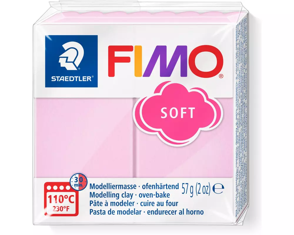 Fimo Modelliermasse Soft Rosa