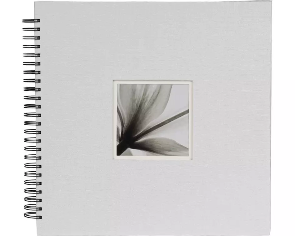 Dörr Fotoalbum Unitex Spiralalbum 34 x 34 cm, Weiss