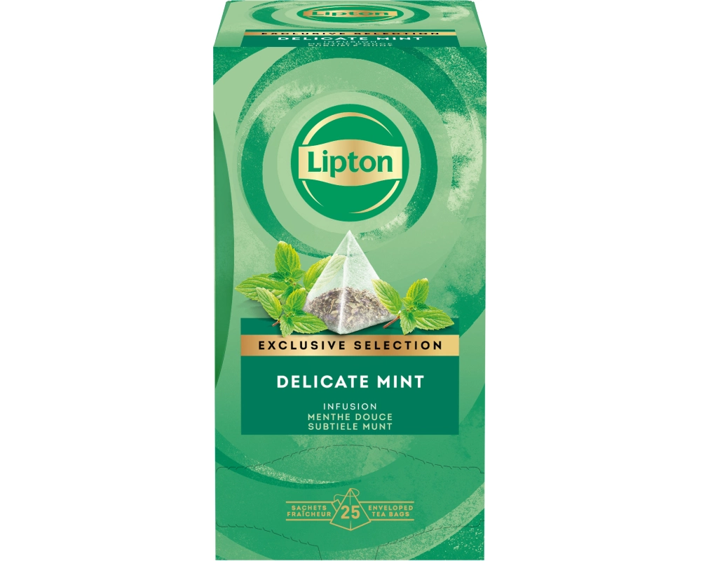 LIPTON Delicate Mint Tee 4071219 25 Pyramiden