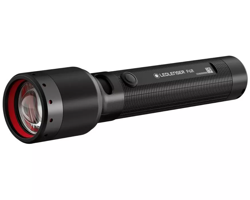 LED LENSER Taschenlampe P6R Aluminium, Schwarz, IP68