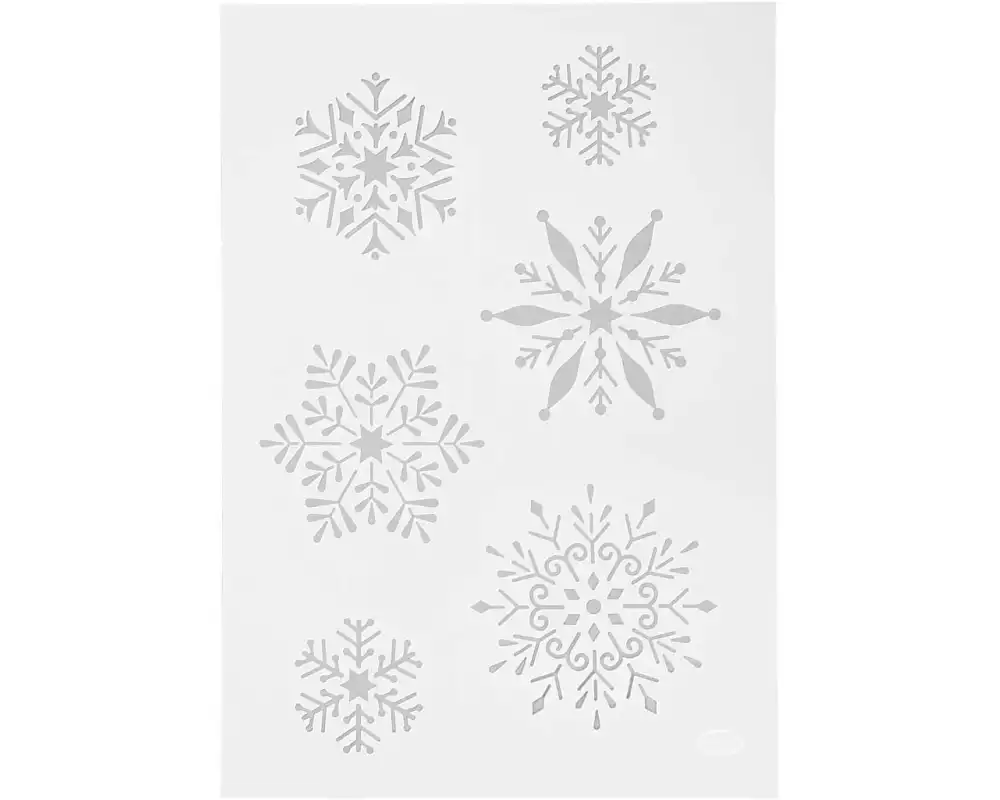 Creativ Company A4 Schneeflocke, 1 Stück