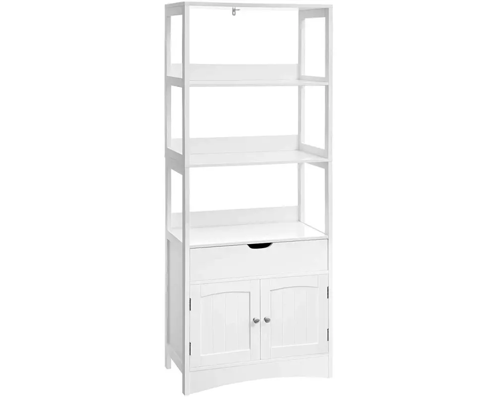 VASAGLE Regal mir 3 Fächern 60 x 154 cm, Weiss