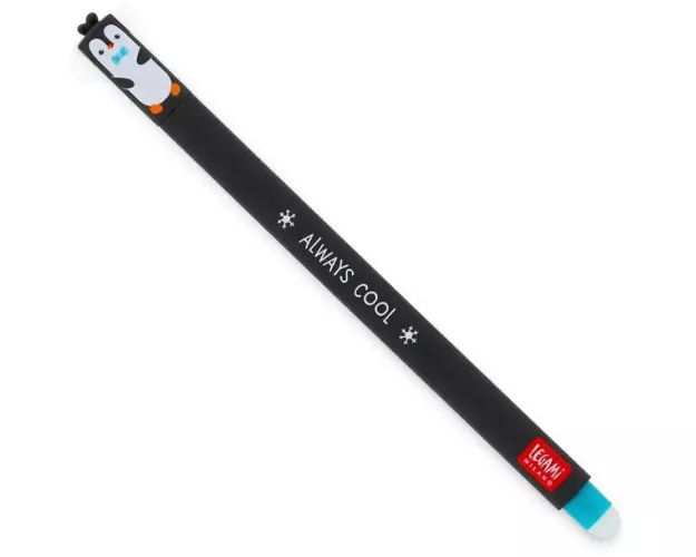 Legami Gelschreiber Penguin löschbar, 0.7 mm, Türkis