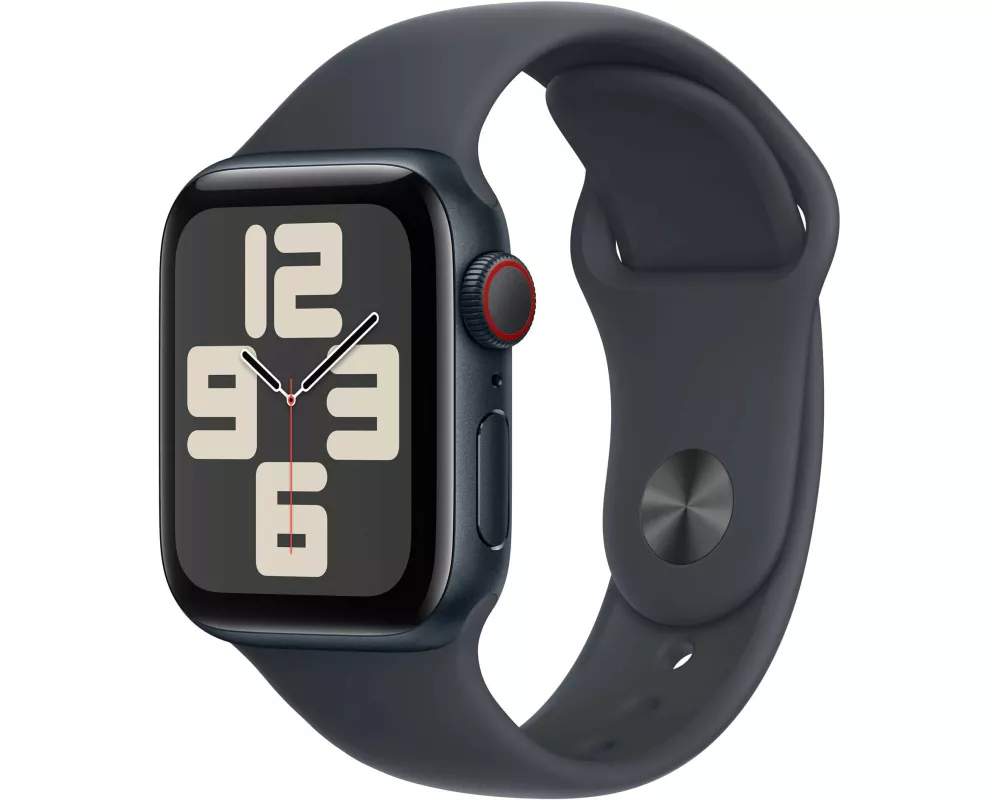 Apple Watch SE 2024 40 mm LTE Alu Sport Mitternacht S/M