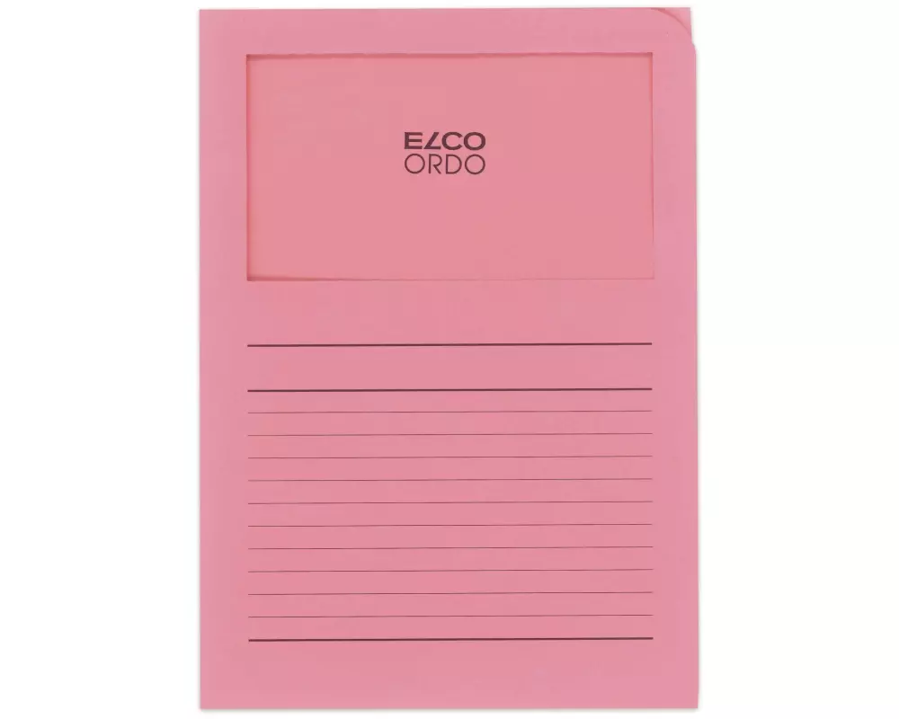 ELCO Sichthülle Ordo Classico A4 Rosa, 10 Stück