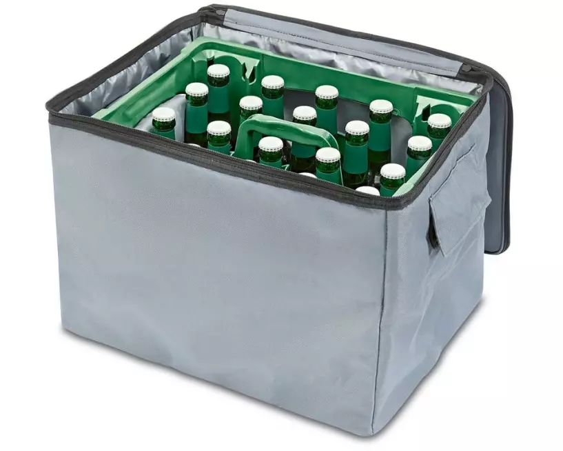 EASYmaxx Kühltasche für Getränkekasten 45 l grau