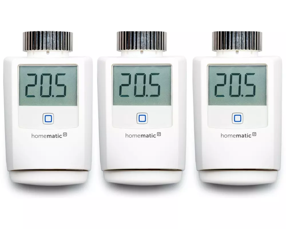 Homematic IP Smart Home Funk-Heizkörperthermostat (Kit mit 3 Stück)