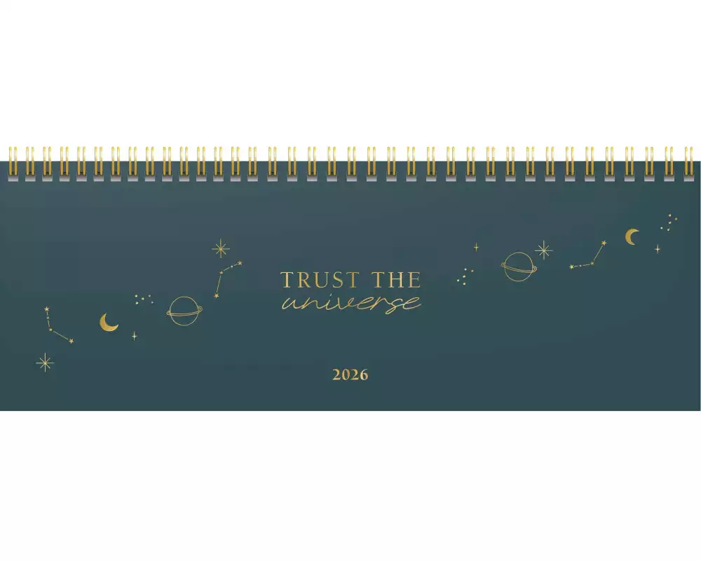 rido idé Tisch-Querkalender Design Line 2026 Universe 297 x 105 mm
