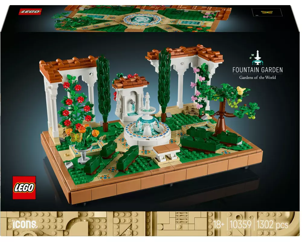 LEGO® Icons Springbrunnengarten 10359