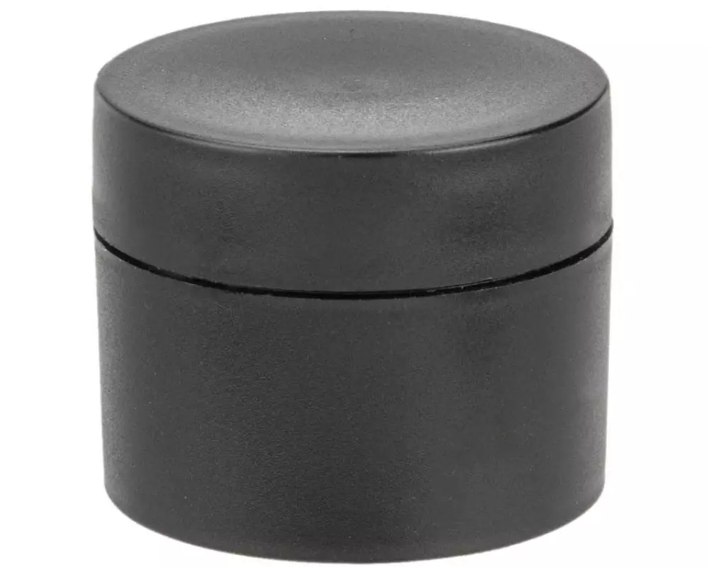 Glorex Kosmetik Dose doppelwandig 15 ml, Schwarz