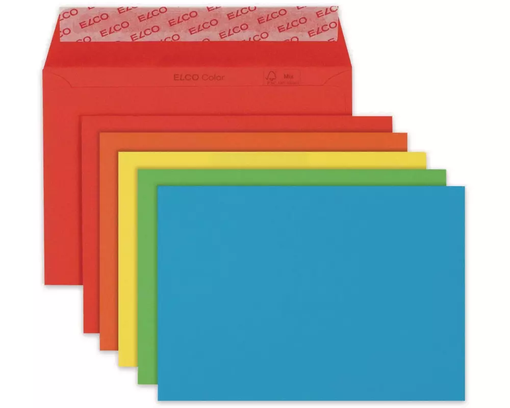 ELCO Couvert Color C6 Assortiert, 20 Stück