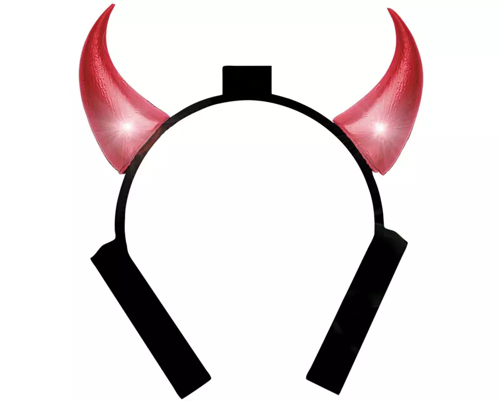 Amscan Partyaccessoire Teufelshörner leuchtend