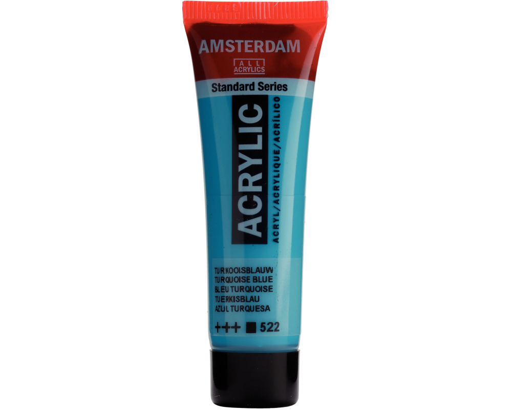 AMSTERDAM Acrylfarbe 20ml 17045220 Türkisblau 522