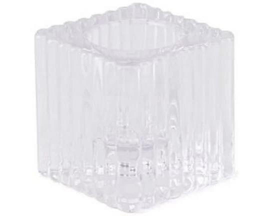 Pajoma Kerzenhalter Welle 1 Stück, Transparent