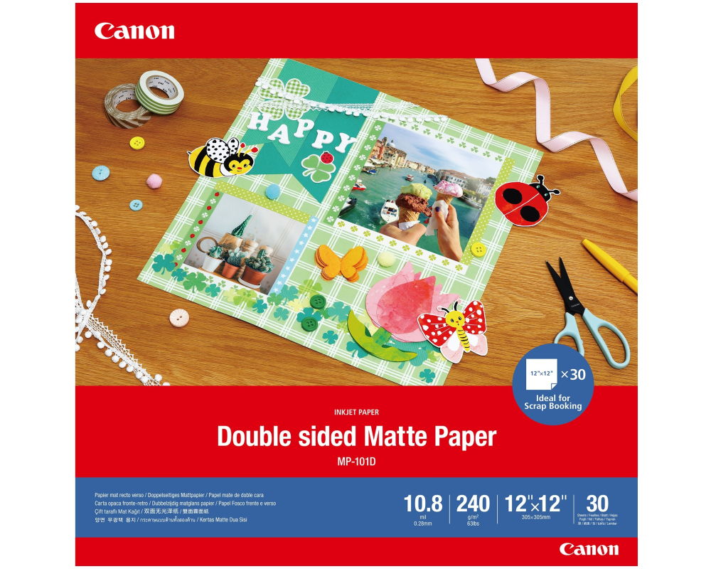 Double Matte Photo Paper 12x12 30 sheets